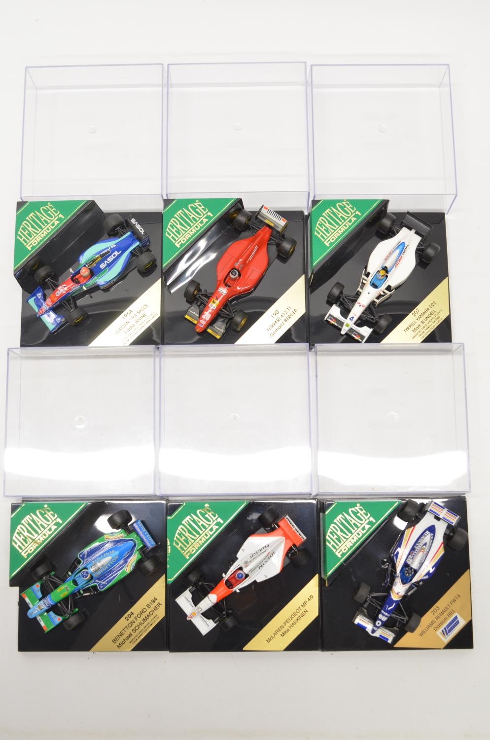 Collection of die-cast Formula One racing cars by Heritage Formula One, including 6x 1/43 and 2x 1/ - Image 3 of 8