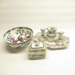 Copeland Late Spode fruit bowl, decorated with Asiatic Pheasant on circular foot, makers mark and