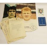 Football autographs: Leeds United AFC 1974-5 season autograph book containing players’ signatures