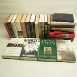 Collection of signed books, covering a variety of subjects mostly historical subject, most with