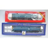 One Hornby BR Class 25 diesel electric locomotive, Lima Class 31 411 BR blue diesel locomotive