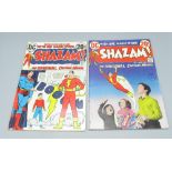 Shazam! The Original Captain Marvel Vol.1 No.1 Feb 1973 and Vol.1 No.2 April 1973