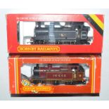 Two Hornby 0-6-0 tank engines, BR0-6-0T Jinty loco with sealed accessory bag including figures (both