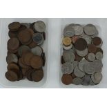 Mixed Irish C20th coinage and a selection of mixed Channel Islands (2 tubs)
