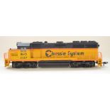 Bachmann HO scale GP40 diesel locomotive "Chessie" DCC equipped (near mint condition)