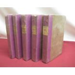 Benjamin Disraeli, Vivian Grey, Henry Colburn, 1826 & 1827 in 5 volumes, hardbacks