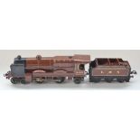 O gauge 20V early Hornby Meccano Royal Scot "6100" LMS with tender