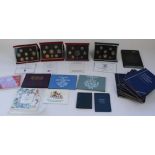 Collection of GB date packs, collectors packs etc. incl. Royal Mint BUNC emblems of Britain, various