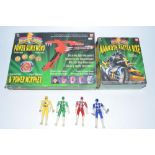Collection of Power Rangers toys and action figures all used condition. Includes a Power Gun/