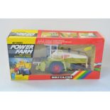 Boxed Britain's Powerfarm motorised 1/32 Claas Forage Harvester with instruction booklet (item 9323)