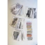 Collection of bus ticket books and photos and railway related postcards. Qty