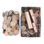 Selection of GB copper and bronze coinage, QV through ERII (2 tubs)
