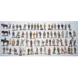 Collection of pre painted model soldier figures from Del Prado, Oryon, etc approx 1:32 - 1:35