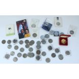 Large selection of GB commemorative crowns and other commemorative coins