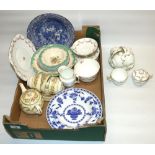 Royal Doulton Kingswood fruit set, Crown Staffs. part tea service, Johnson Bros. Pareek tea for