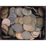 GB copper and bronze coinage, QV through ERII of various denominations (2 tubs)