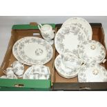 Collection of Wedgwood Ashford pattern table ware 49pcs incl. two tureens and covers, two oval