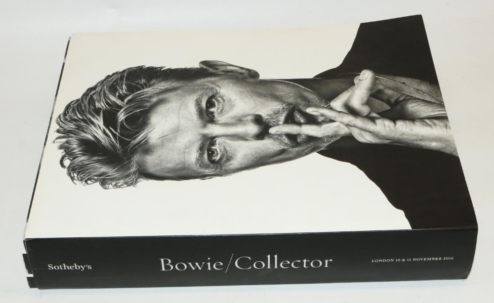 David Bowie, Bowie/Collector Sotheby's Auction Catalogue, November 2016, three volume set in slip