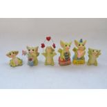 Collection of twelve Collectible World Studios The Whimsical World Of Pocket Dragons by Real