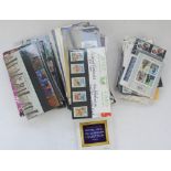 Approx. 55 Royal Mail Mint Stamp presentation packs together with approx. 15 BPO stamp packs