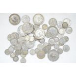 Post 1919 coinage incl. half crown, six pence, etc gross W241.4g