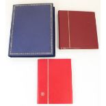 Two stamp albums of GB and world defins. and commems, mint and used together with a small album of