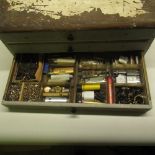 Quantity of Ronson and other pocket lighters, spares, flints and repair items in three drawer