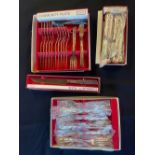 Quantity of Oneida Community plate cutlery, all boxed as new.