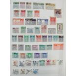 Five albums of mainly used world and commonwealth stamps