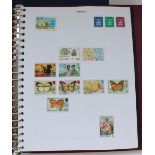Five albums of All world used and hinged stamps, mainly countries listed A-C such as Australia,