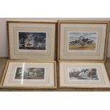 Norman Thelwell (Br. 1923-2004), four ltd ed. prints Point to Point, Also Ran, the Salmon Leap,