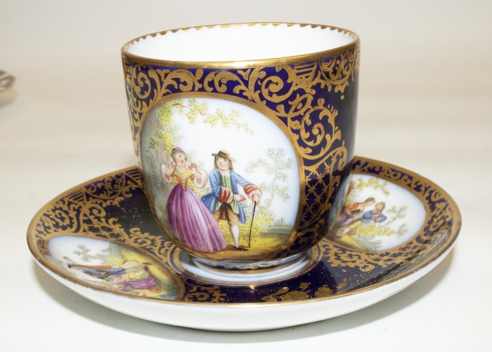 Royal Crown Derby Imari cup and saucer, H6cm, C19th Derby cup and saucer in Imari colours, H6.5cm, a - Image 5 of 12