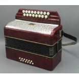 Russian Manbiw accordion, made in USSR, W28cm