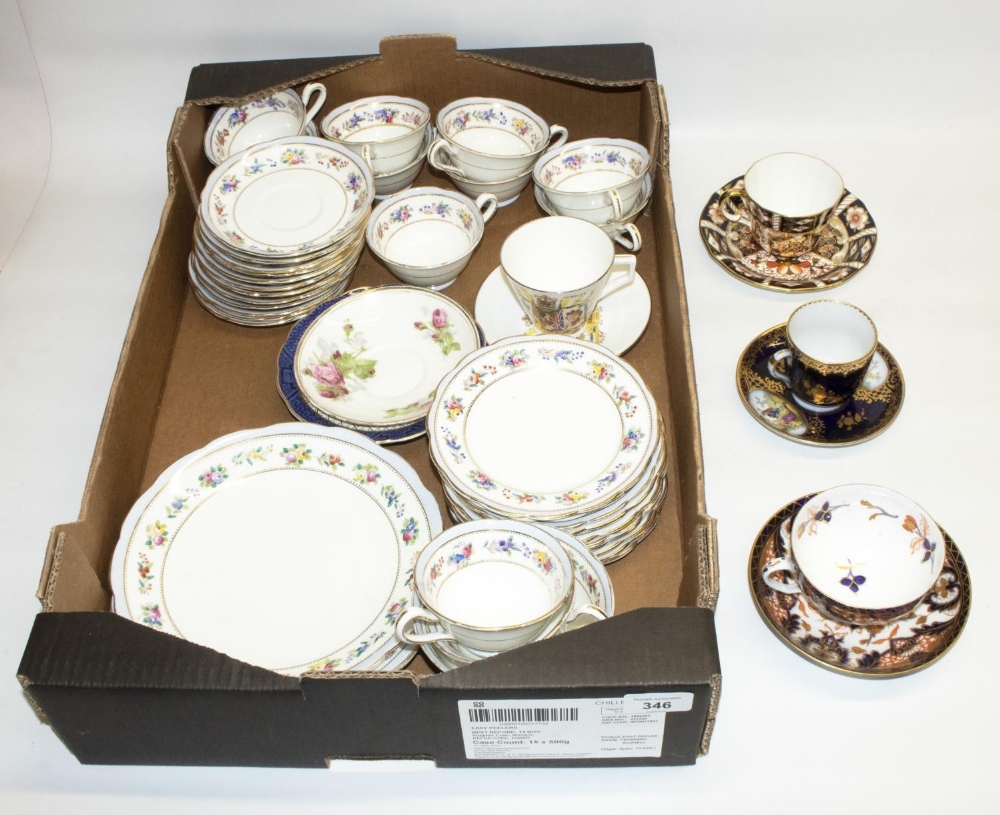 Royal Crown Derby Imari cup and saucer, H6cm, C19th Derby cup and saucer in Imari colours, H6.5cm, a - Image 3 of 12