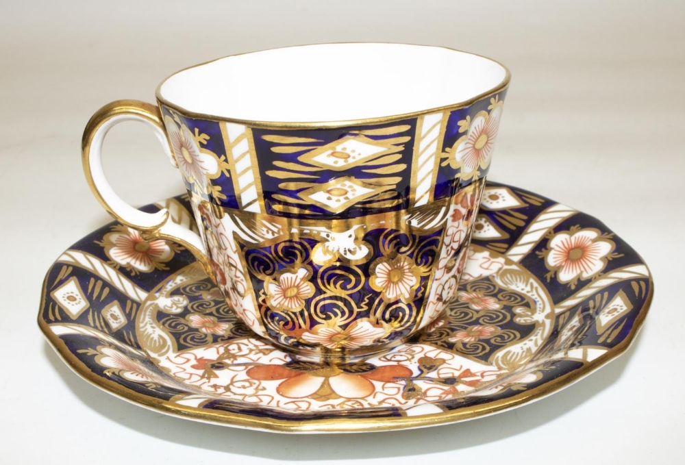 Royal Crown Derby Imari cup and saucer, H6cm, C19th Derby cup and saucer in Imari colours, H6.5cm, a - Image 7 of 12