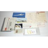 Concorde Supersonic Champagne Flight-SST 175, complete with ticket stubs, other related Concorde
