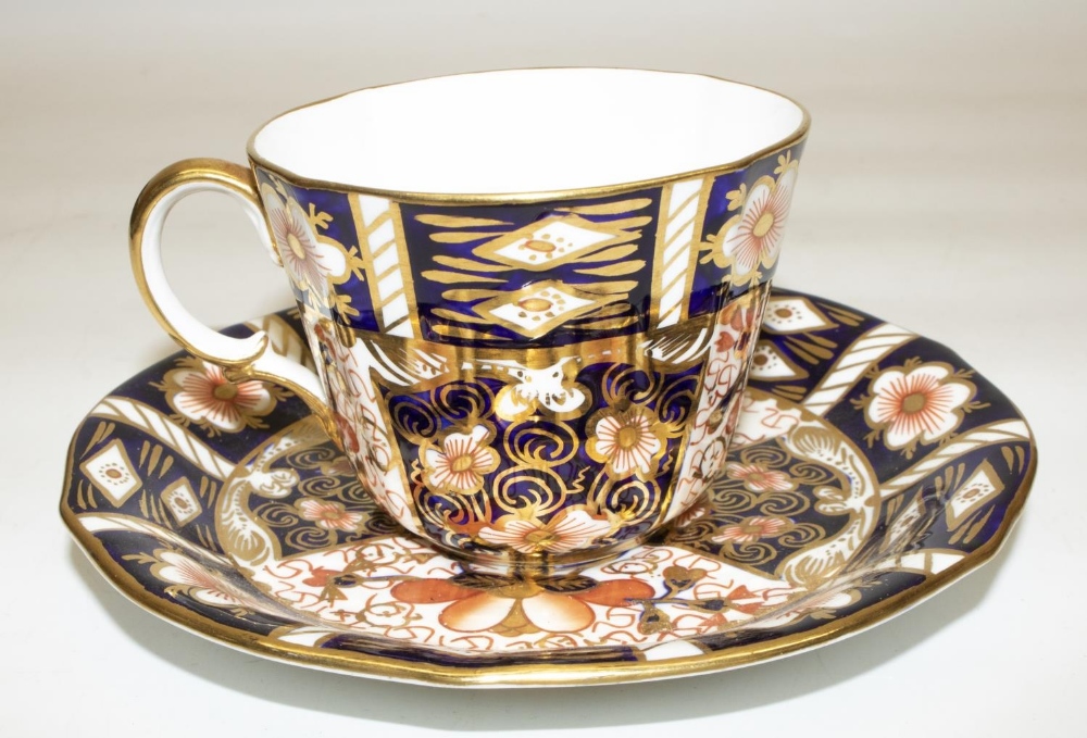 Royal Crown Derby Imari cup and saucer, H6cm, C19th Derby cup and saucer in Imari colours, H6.5cm, a - Image 8 of 12