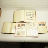 Stock book with good mix of GB & Commonwealth stamps, 'The New Age' stamp album 1952-55, plus 2