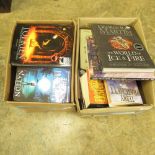 Collection of predominately fantasy books inc. Tolkien, Terry Pratchett , etc. (2 boxes)