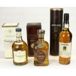 Dalwhinnie Single Highland Malt Scotch Whisky, 15 years old 43%vol, Cardhu Single Malt Highland