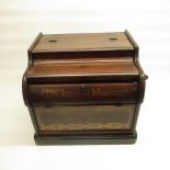 The Improved Musette musical box, No.17759, mahogany case with hinged top, fall front and gilt