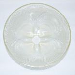 1920's Rene Lalique 'Coquilles' opalescent glass circular bowl, centre engraved R. LALIQUE FRANCE,