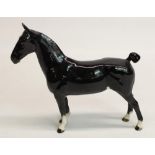 Beswick Hackney carriage horse, Black Magic, H19.5cm