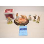 Royal Doulton Beswick Beatrix Potter Peter And Benjamin Picking Up Onions ltd. ed. 1304/3000 H13.