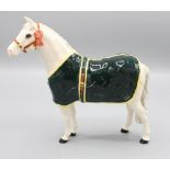 Beswick Champion Welsh Mountain Pony, BCC 2000, grey pony with dark green rug