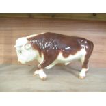 Sylvac Hereford Bull, impressed no. 3930, H18cm