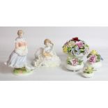 Royal Worcester Old Country Ways - A Farmers Wife ltd. ed. 974/9500, H21cm, Royal Worcester figure