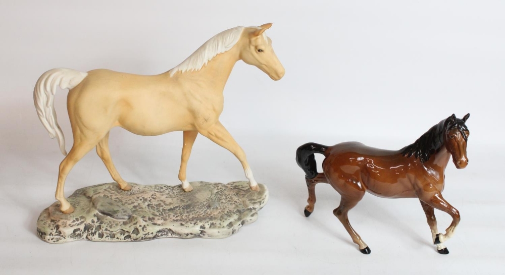 Beswick Spirit of the Wind model 2688 and a Beswick Connoisseur Sunburst Palomino model 2671 - Image 2 of 2