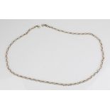 9ct yellow gold belcher chain necklace, stamped 375, L62cm, 7.4g