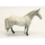 Beswick grey hunter with plaited mane, H19.5cm